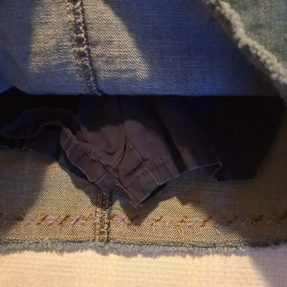 Gymboree girls size 8 jean skirt with modesty shorts, 5 pockets - Picture 2 of 5